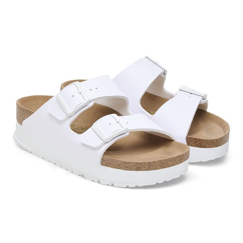 Women's Birkenstock Arizona Flex Platform - White