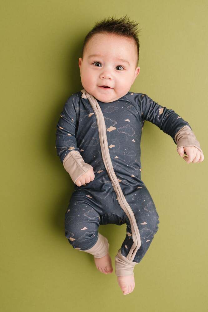 Infant Boy's Little One Shop Moonlight Night Bamboo Sleeper