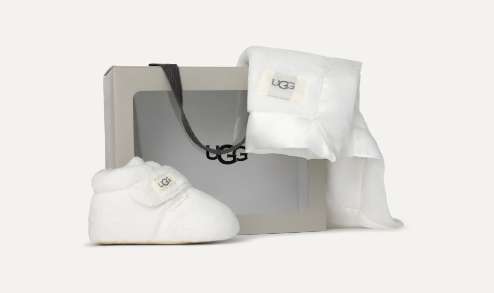 Infant UGG Bixbee Bootie And Lovey Blanket