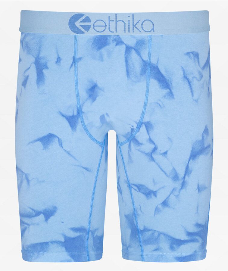 Youth Boy's Ethika Blue Bell Wash Boxer Briefs