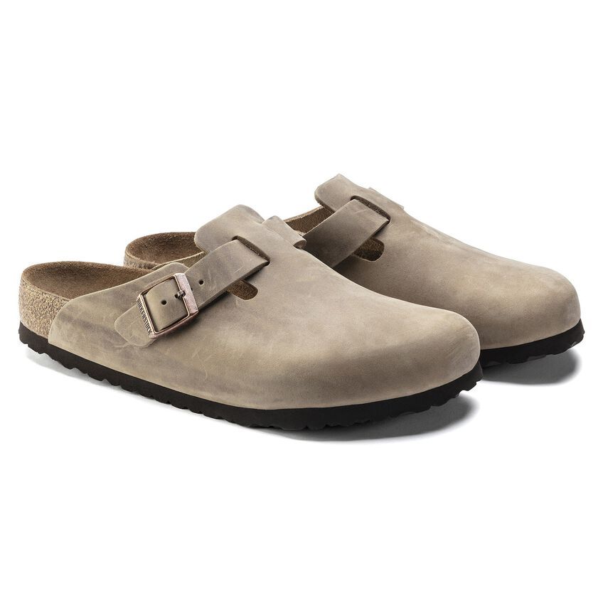Unisex Birkenstock Boston Soft Footbed - Tobacco