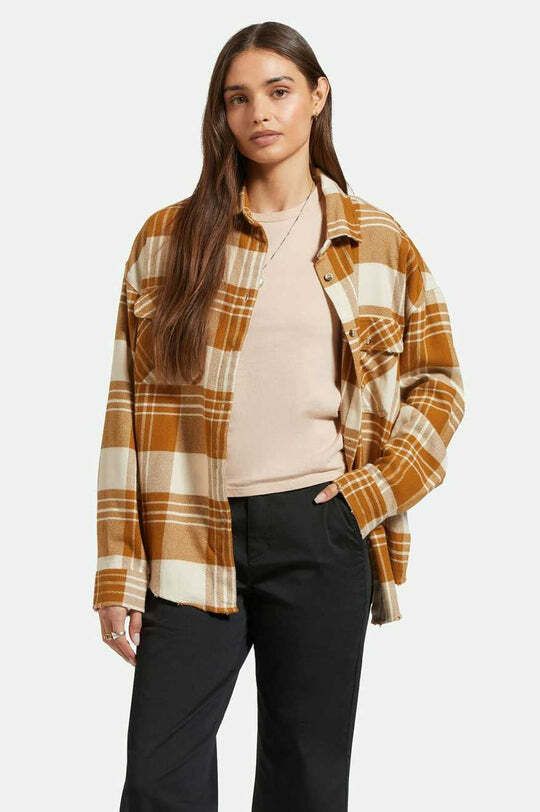 Women's Brixton Bowery Classic Long-Sleeve Flannel