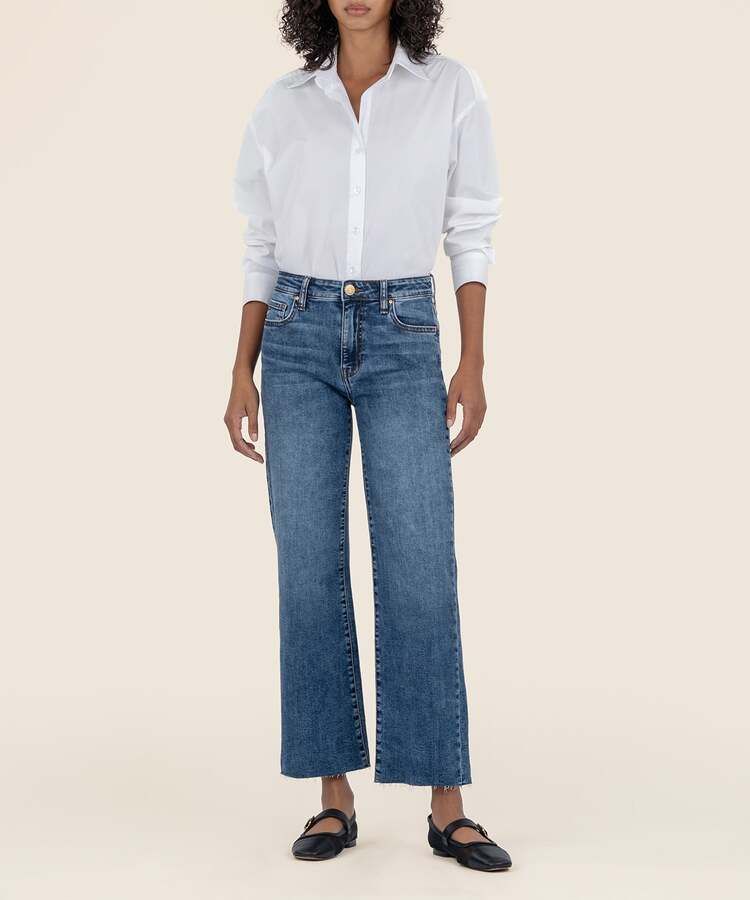 Women's Kut From The Kloth Charlotte High Rise Wide Leg Jean