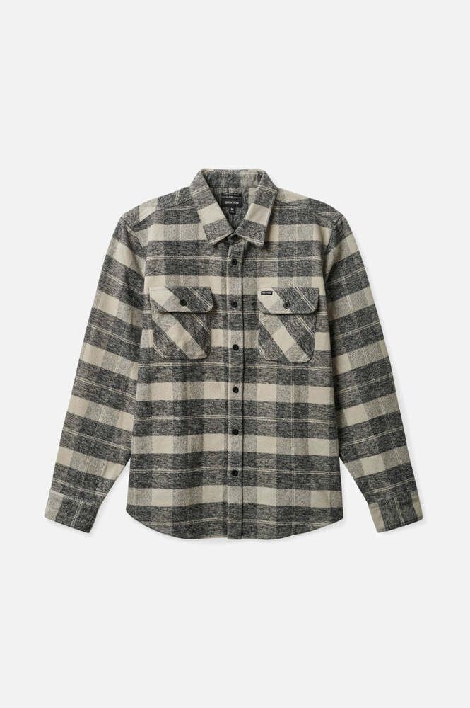 Men's Brixton Bowery Heavyweight Long-Sleeve Flannel