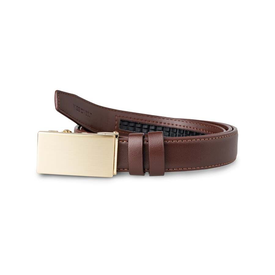 Youth Boy's Mission Belt 24K Gold - Brown