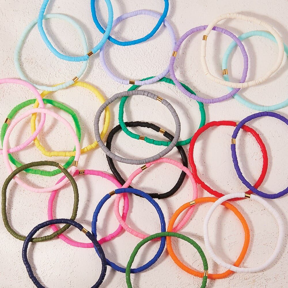 Pura Vida Cabrillo Vinyl Disc Bracelet