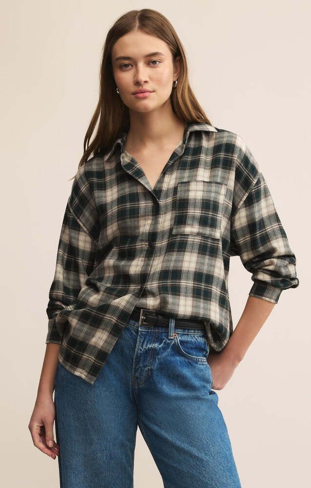 Women's Z-Supply River Plaid Button Up Shirt