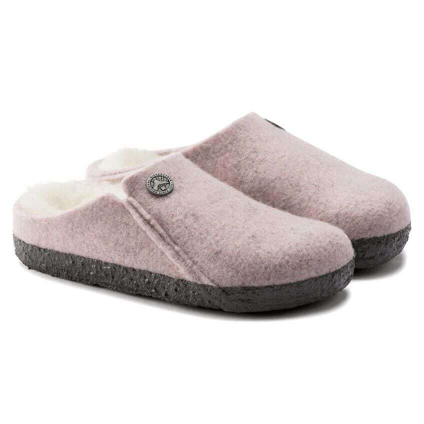 Youth Birkenstock Zermatt Shearling - Soft Pink